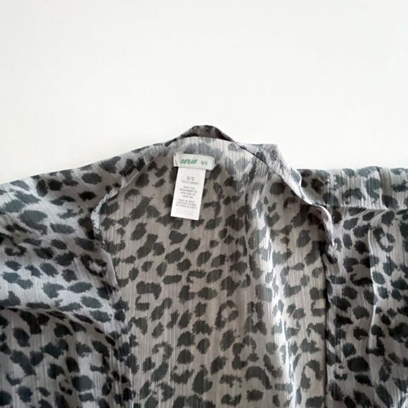 Aerie Chiffon Leopard Cape // One Size fits most // New without tags // leopard - Picture 4 of 6